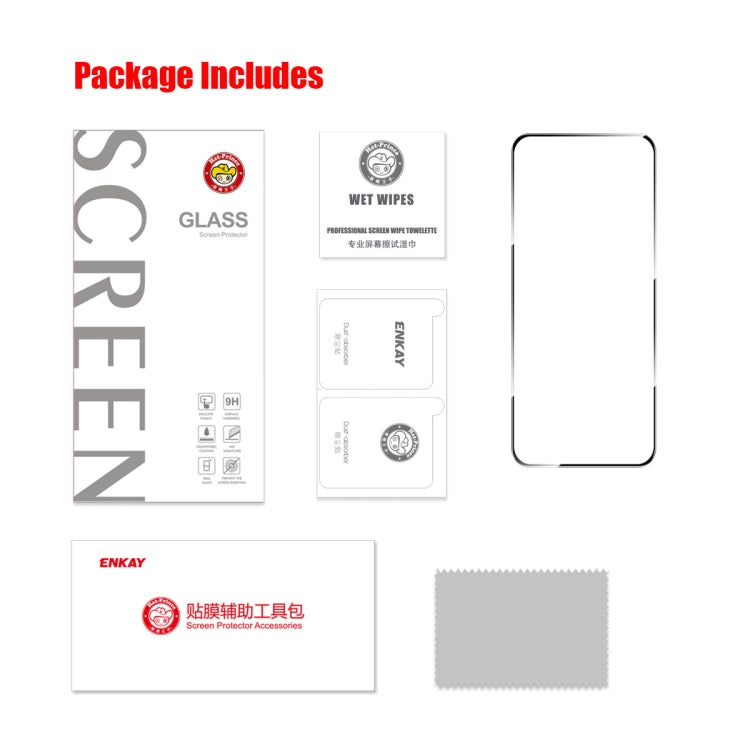 For Samsung Galaxy S25 / S24 5G ENKAY Hat-Prince 0.18mm High Aluminum-silicon Tempered Glass Film, Support Ultrasonic Fingerprint Unclock - free shipping - PMC Jewellery - Order now!