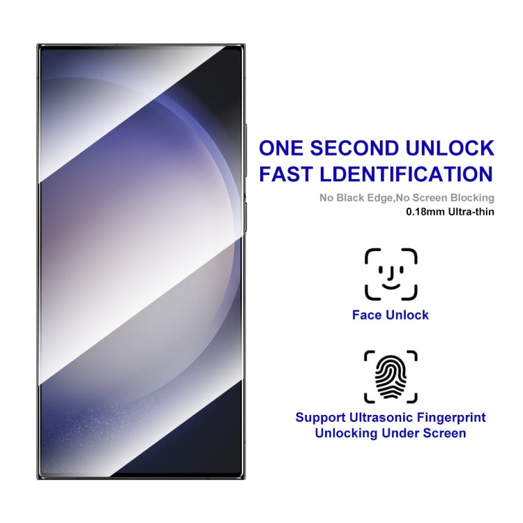 For Samsung Galaxy S24 Ultra 5G ENKAY Hat-Prince 0.18mm High Aluminum-silicon Tempered Glass Film, Support Ultrasonic Fingerprint Unclock - free shipping - PMC Jewellery - Order now!