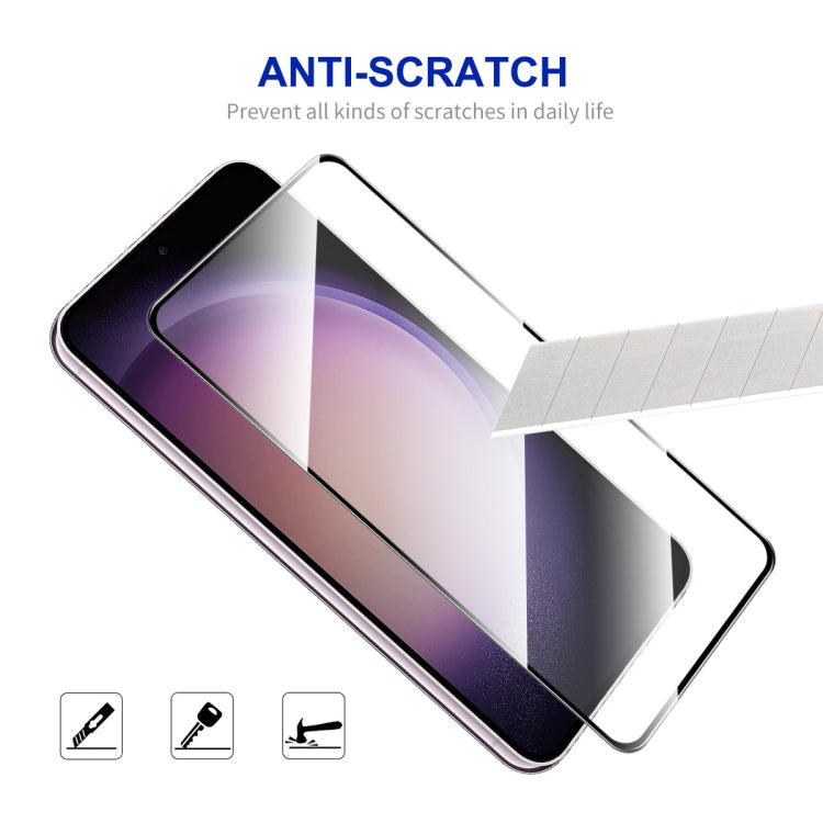 For Samsung Galaxy S24+ 5G 10pcs ENKAY Hat-Prince 0.18mm High Aluminum-silicon Tempered Glass Film, Support Ultrasonic Fingerprint Unclock - free shipping - PMC Jewellery - Order now!
