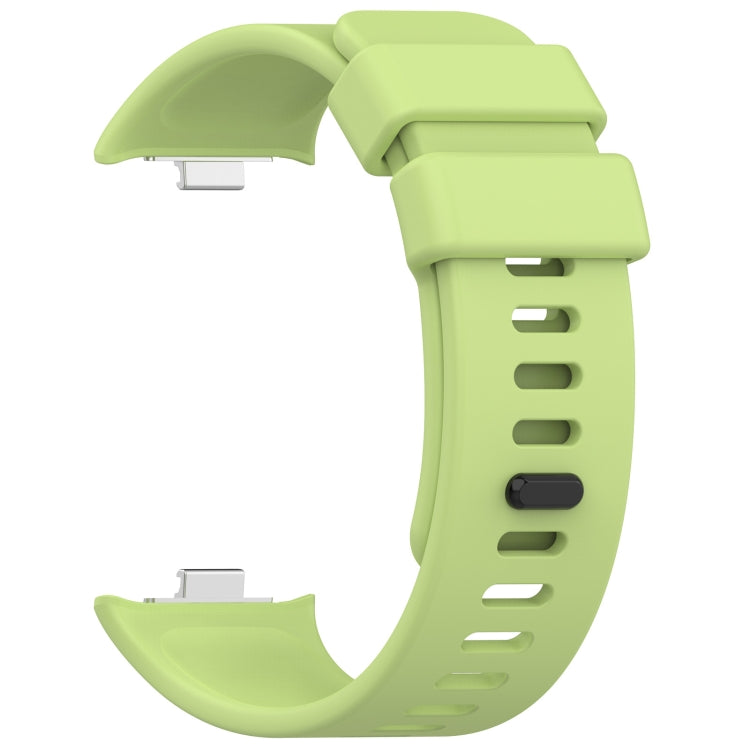 For Redmi Watch 4 Solid Color Silicone Sports Watch Band(Lime Green) - Watch Bands by PMC TechLife | Online Shopping South Africa | PMC TechLife