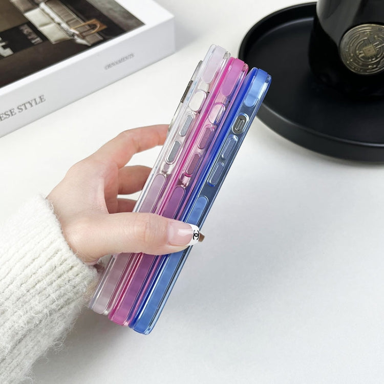 For iPhone 14 MagSafe Lens Holder PC Hybrid TPU Phone Case(Blue) - iPhone 14 Cases by PMC TechLife | Online Shopping South Africa | PMC TechLife