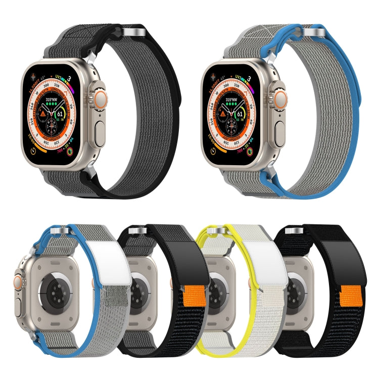 For Apple Watch SE 2023 40mm Double Hook and Loop Faster Nylon Watch Band(Black) - free shipping - PMC TechLife - Order now!