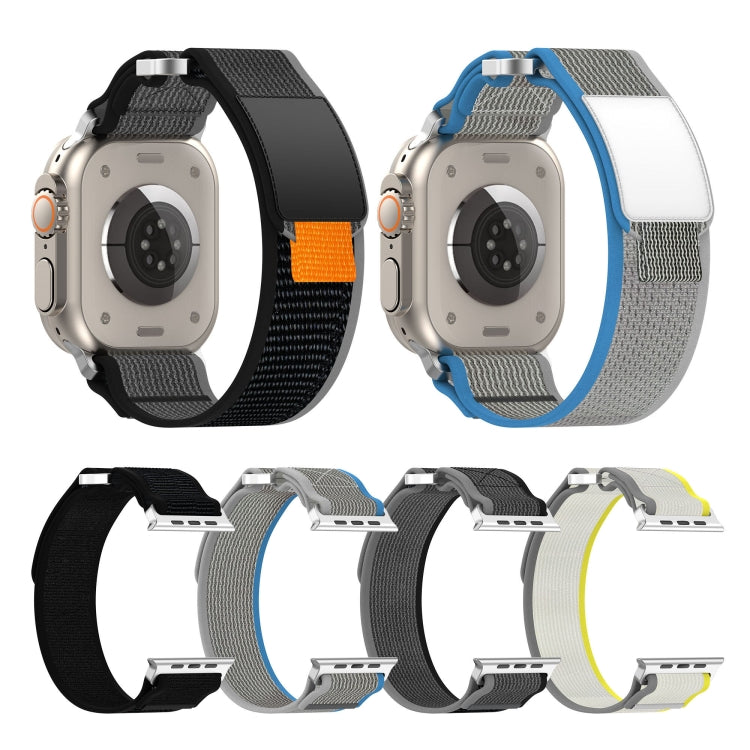 For Apple Watch SE 2023 40mm Double Hook and Loop Faster Nylon Watch Band(Black) - free shipping - PMC TechLife - Order now!