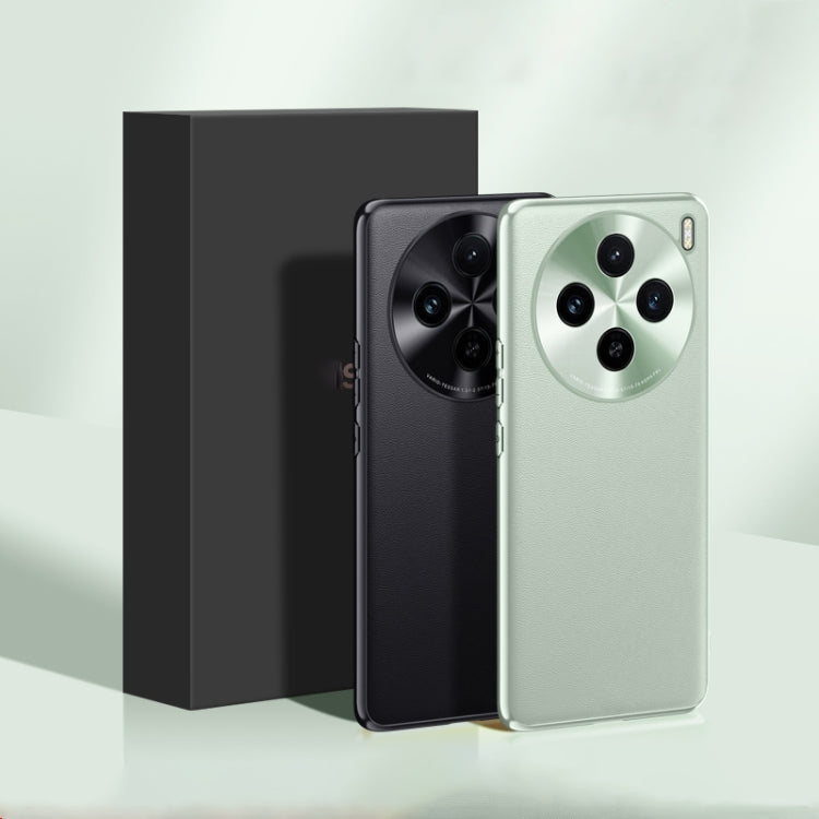 For vivo X100s Pro Plain-Leather All-inclusive Shockproof Phone Case(Black) - vivo Cases by PMC TechLife | Online Shopping South Africa | PMC TechLife | Buy Now Pay Later Mobicred