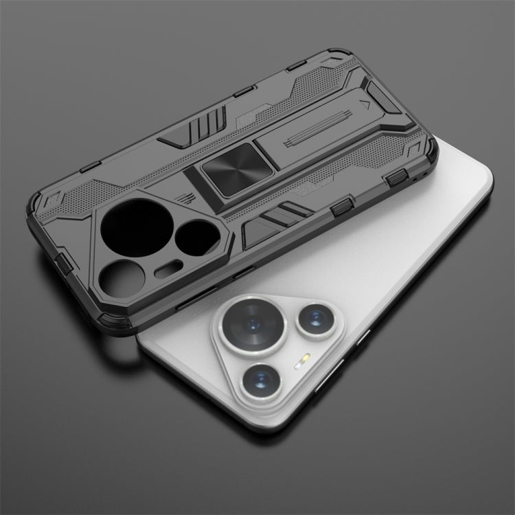 For Huawei Pura 70 Pro Supersonic Armor PC Hybrid TPU Phone Case(Black) - Huawei Cases by PMC Jewellery | Online Shopping South Africa | PMC Jewellery | Buy Now Pay Later Mobicred