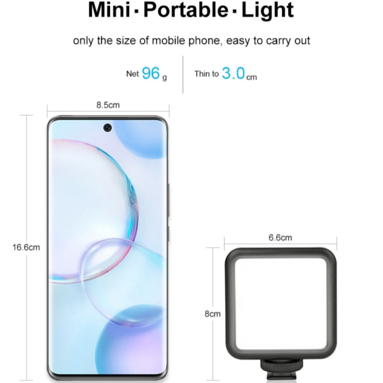 VLOGLITE W49S Adjustable Brightness Mini Beauty Video Light Photography Live Streaming LED Fill Light -  by VLOGLITE | Online Shopping South Africa | PMC TechLife | Buy Now Pay Later Mobicred
