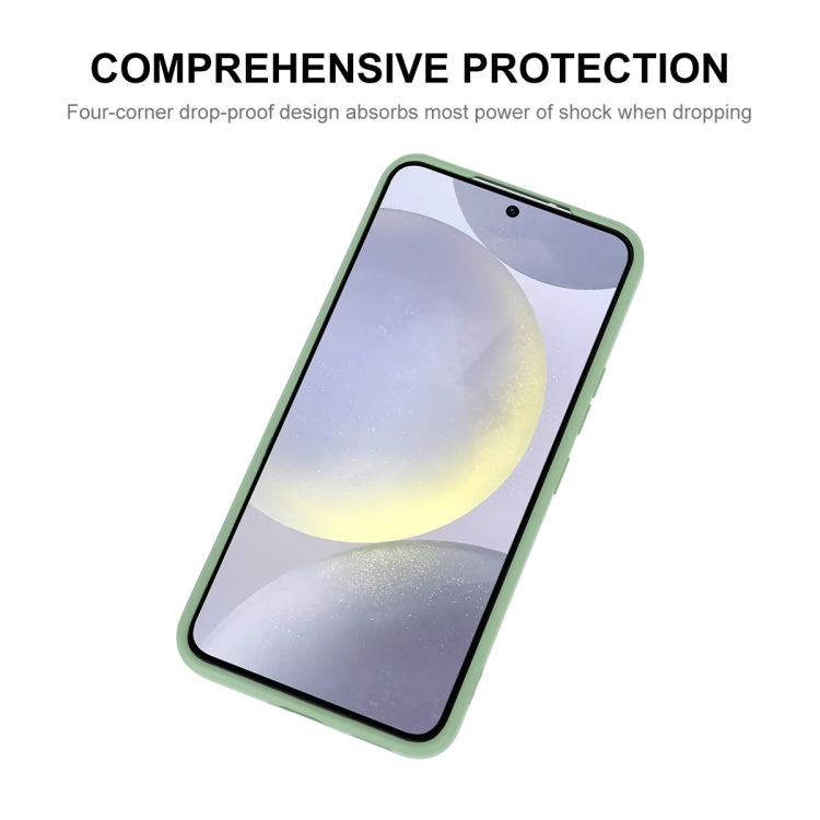 For Samsung Galaxy S25+ 5G ENKAY Liquid Silicone Soft Shockproof Phone Case(Dark Green) - free shipping - PMC Jewellery - Order now!