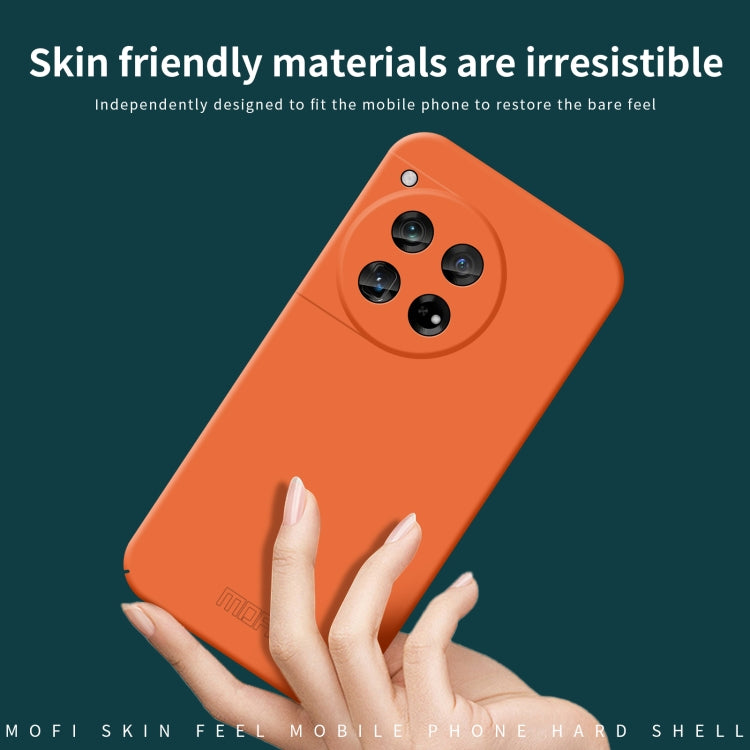 For OnePlus 12 MOFI Qin Series Skin Feel All-inclusive PC Phone Case(Black) - OnePlus Cases by MOFI | Online Shopping South Africa | PMC TechLife | Buy Now Pay Later Mobicred