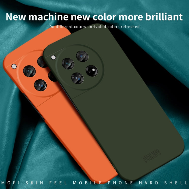 For OnePlus 12 MOFI Qin Series Skin Feel All-inclusive PC Phone Case(Green) - OnePlus Cases by MOFI | Online Shopping South Africa | PMC TechLife | Buy Now Pay Later Mobicred