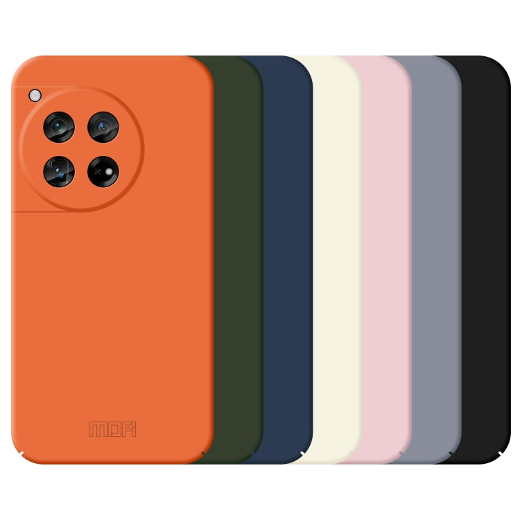 For OnePlus 12 MOFI Qin Series Skin Feel All-inclusive PC Phone Case(Beige) - OnePlus Cases by MOFI | Online Shopping South Africa | PMC TechLife | Buy Now Pay Later Mobicred