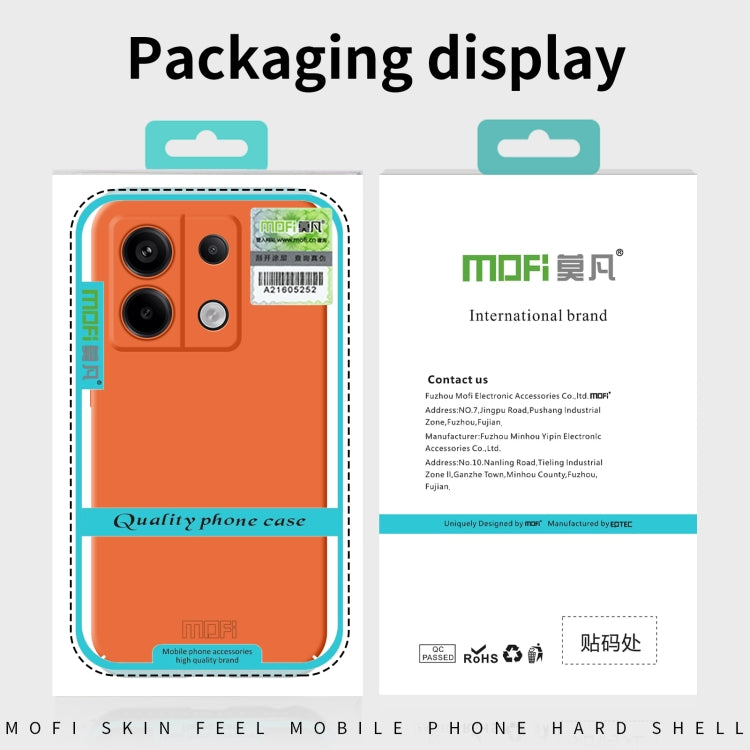 For Meizu 21 MOFI Qin Series Skin Feel All-inclusive PC Phone Case(Orange) - Meizu by MOFI | Online Shopping South Africa | PMC TechLife