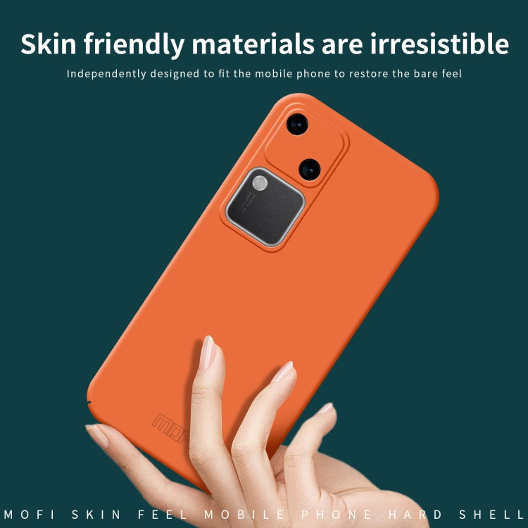 For vivo S18 MOFI Qin Series Skin Feel All-inclusive PC Phone Case(Beige) - vivo Cases by MOFI | Online Shopping South Africa | PMC TechLife | Buy Now Pay Later Mobicred