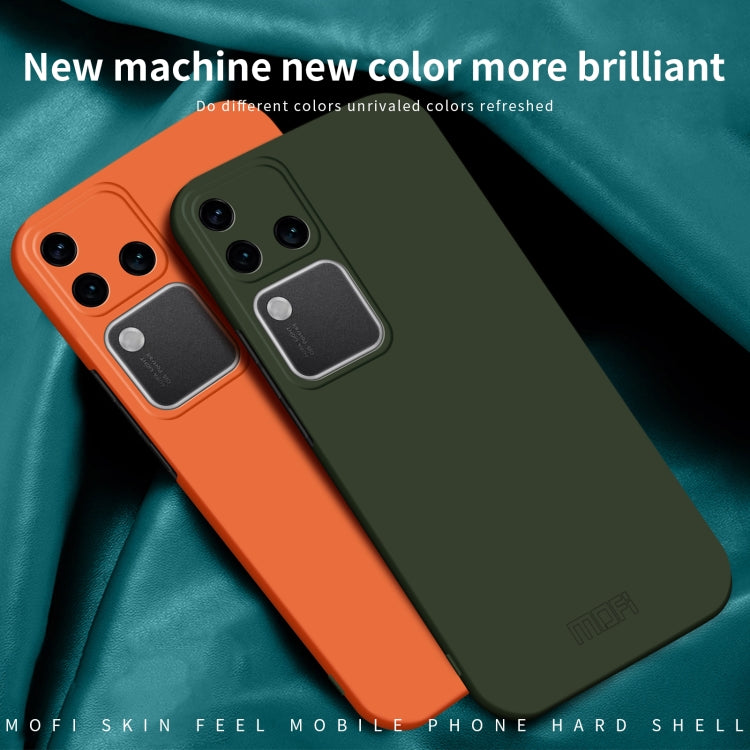 For vivo S18 Pro MOFI Qin Series Skin Feel All-inclusive PC Phone Case(Orange) - free shipping - PMC TechLife - Order now!