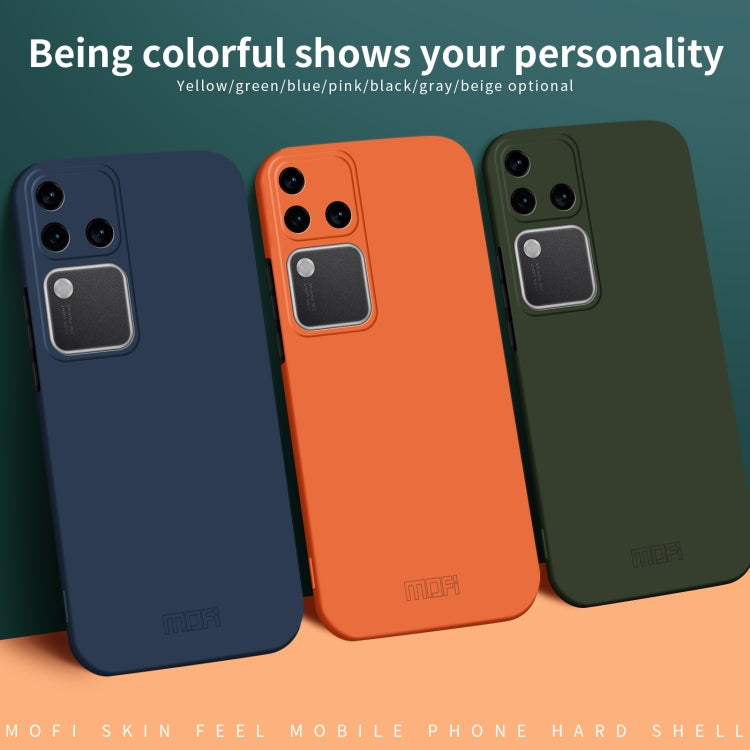 For vivo S18 Pro MOFI Qin Series Skin Feel All-inclusive PC Phone Case(Orange) - free shipping - PMC TechLife - Order now!