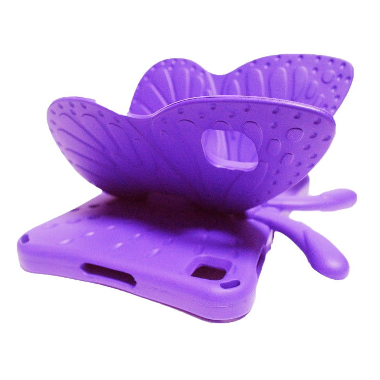 For Honor Pad X8 / X6 /7 Butterfly Bracket Kids EVA Shockproof Tablet Case(Purple) - free shipping - PMC TechLife - Order now!