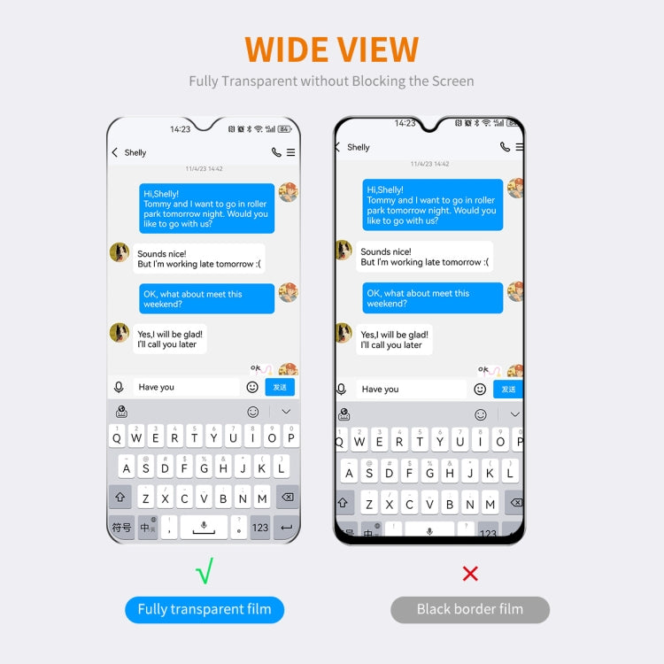 For OPPO A18 / A38 2pcs ENKAY 9H Big Arc Edge High Aluminum-silicon Tempered Glass Film - A18 Tempered Glass by ENKAY | Online Shopping South Africa | PMC TechLife | Buy Now Pay Later Mobicred