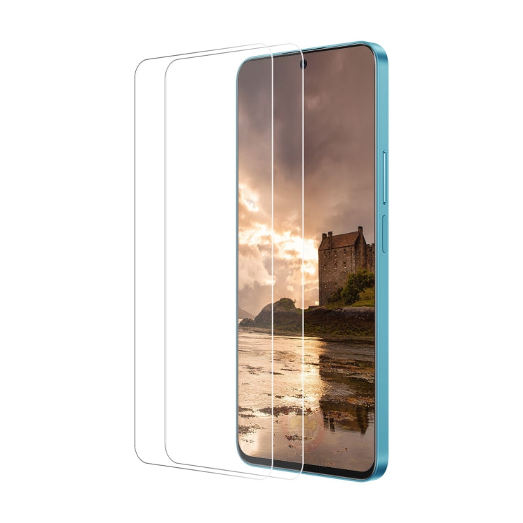 For OPPO A79 2pcs ENKAY 9H Big Arc Edge High Aluminum-silicon Tempered Glass Film - OPPO Tempered Glass by ENKAY | Online Shopping South Africa | PMC TechLife