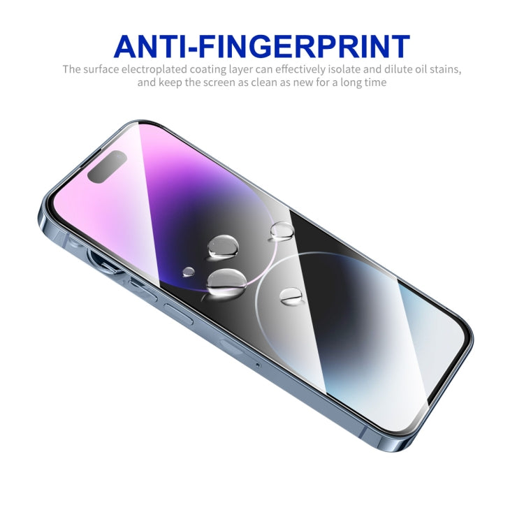 For iPhone 14 Pro Max ENKAY Easy Install High Alumina Silicon Full Glass Film - iPhone 14 Pro Max Tempered Glass by ENKAY | Online Shopping South Africa | PMC TechLife | Buy Now Pay Later Mobicred