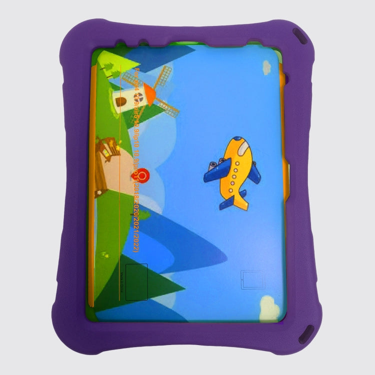 For iPad Pro 11 2024 360 Rotation Aircraft Holder EVA Shockproof Tablet Case(Purple) - iPad Pro 11 2024 Cases by PMC TechLife | Online Shopping South Africa | PMC TechLife | Buy Now Pay Later Mobicred