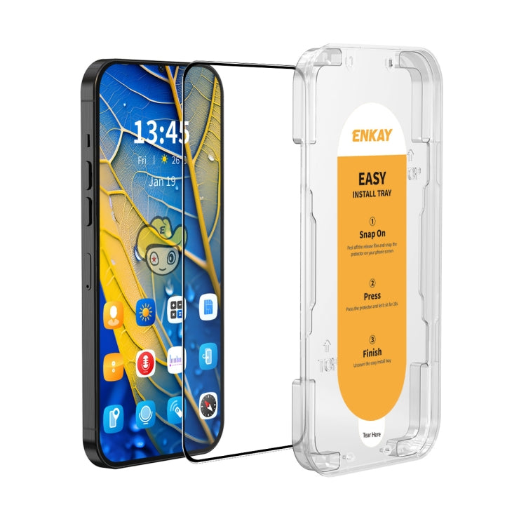 For Redmi Note 13 4G / 5G ENKAY Easy Install High Alumina Silicon Full Glass Film -  by ENKAY | Online Shopping South Africa | PMC TechLife | Buy Now Pay Later Mobicred