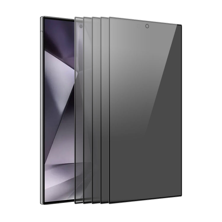 For Samsung Galaxy S24 Ultra 5G 5pcs ENKAY Hat-Prince 360 Degree Anti-peeping Privacy Full Screen Tempered Glass Film - free shipping - PMC Jewellery - Order now!