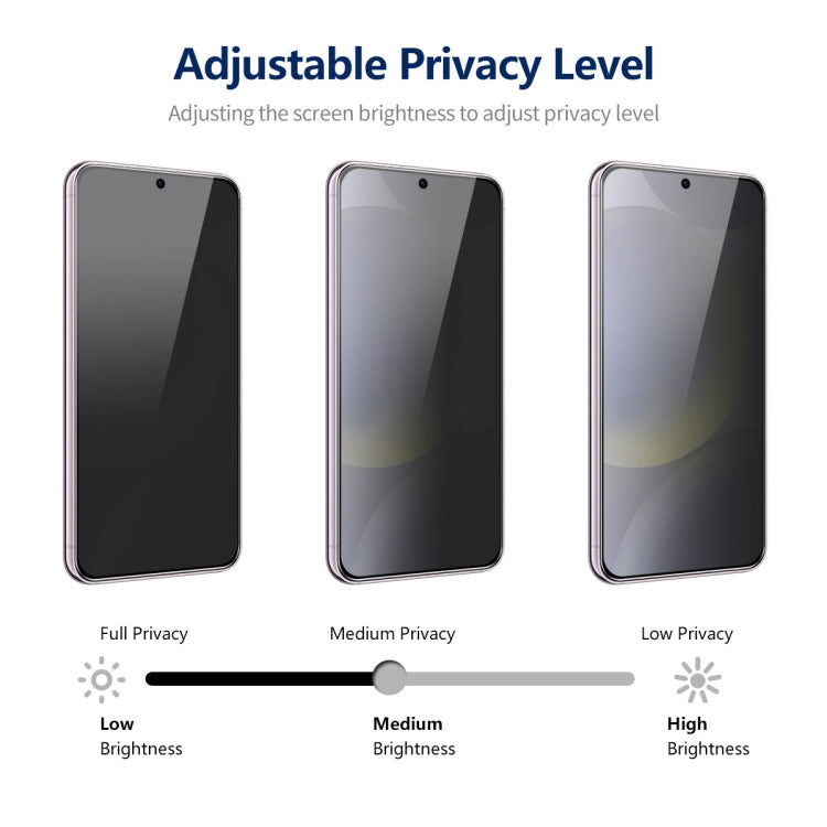For Samsung Galaxy S24+ 5G 5pcs ENKAY Hat-Prince 360 Degree Anti-peeping Privacy Full Screen Tempered Glass Film - free shipping - PMC Jewellery - Order now!