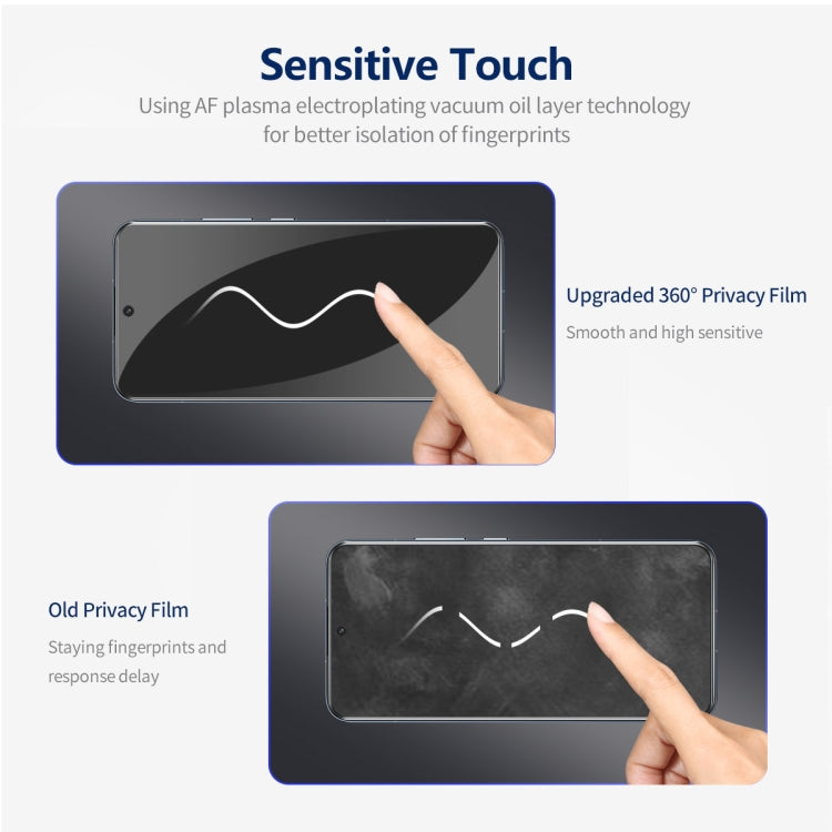 For Samsung Galaxy S24+ 5G 5pcs ENKAY Hat-Prince 360 Degree Anti-peeping Privacy Full Screen Tempered Glass Film - free shipping - PMC Jewellery - Order now!