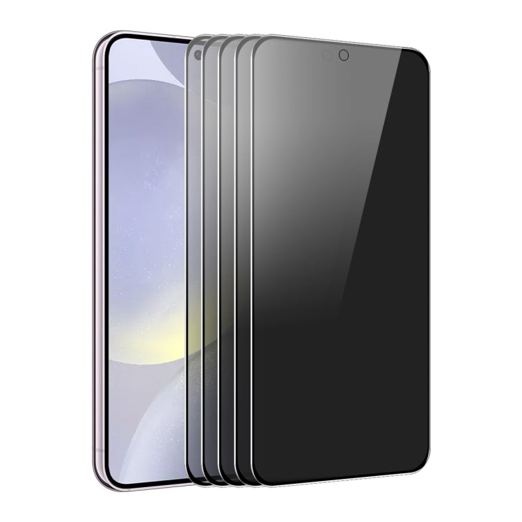For Samsung Galaxy S24 5G 5pcs ENKAY Hat-Prince 360 Degree Anti-peeping Privacy Full Screen Tempered Glass Film - free shipping - PMC Jewellery - Order now!