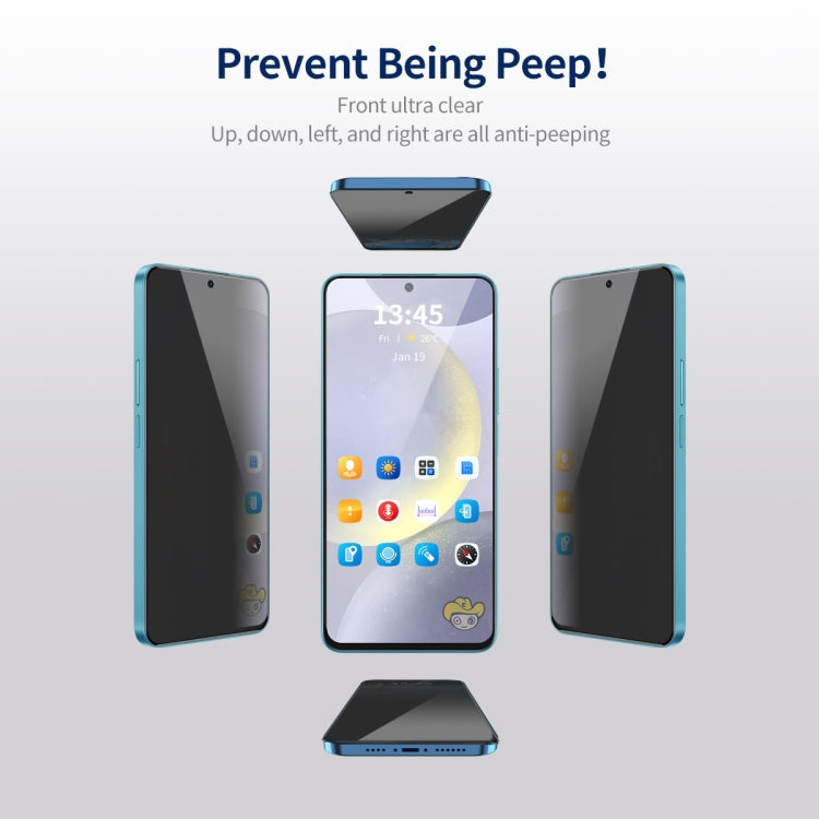 For Samsung Galaxy S24 5G 5pcs ENKAY Hat-Prince 360 Degree Anti-peeping Privacy Full Screen Tempered Glass Film - free shipping - PMC Jewellery - Order now!