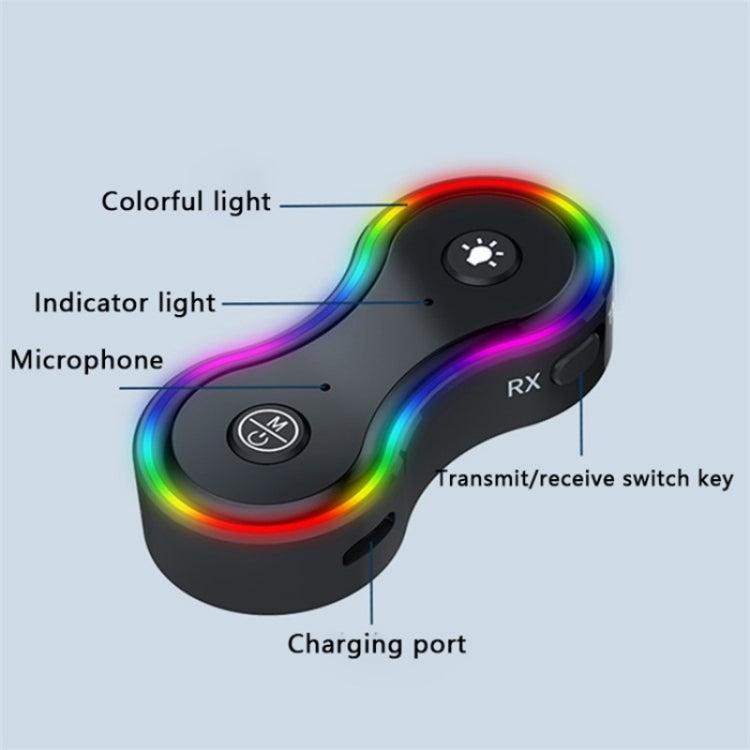 Q8 Portable 2-in-1 Wireless Receiver / Transmitter MP3 Player BT5.3 Audio Adapter - Bluetooth Adapters by PMC TechLife | Online Shopping South Africa | PMC TechLife | Buy Now Pay Later Mobicred