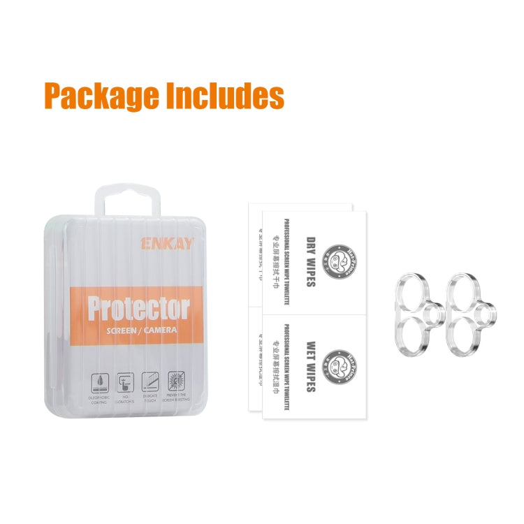 For Xiaomi Redmi Note 13 Pro+ 5G 2pcs ENKAY Hat-Prince 9H Rear Camera Lens Tempered Glass Film(Transparent) -  by ENKAY | Online Shopping South Africa | PMC TechLife | Buy Now Pay Later Mobicred