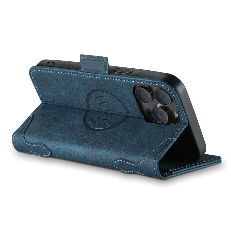 For iPhone 12 / 12 Pro SUTENI J07 Multifunctional Horizontal Flip Magsafe Leather Phone Case(Blue) - free shipping - PMC Jewellery - Order now!