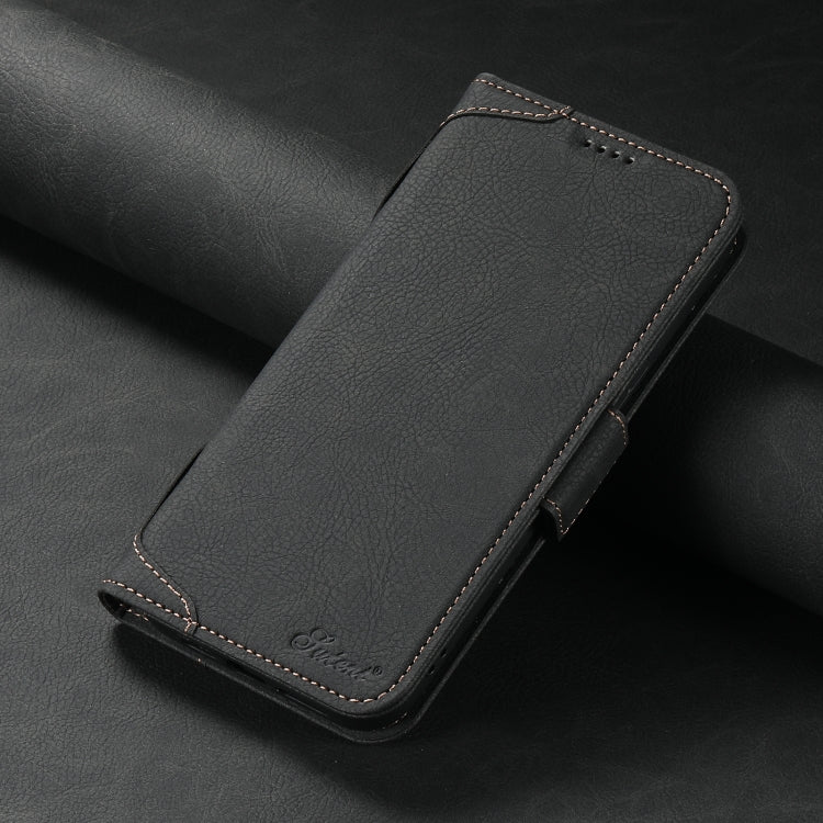 For iPhone 15 Pro SUTENI J07 Multifunctional Horizontal Flip Magsafe Leather Phone Case(Black) - free shipping - PMC Jewellery - Order now!