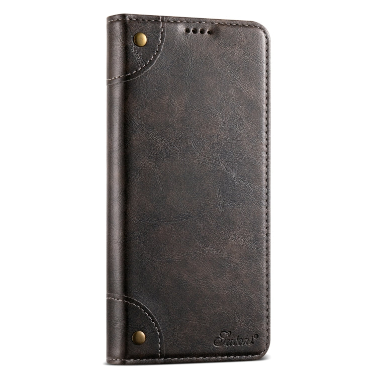 For Samsug Galaxy S24 Ultra 5G Suteni Baroque Calf Texture Buckle Wallet Leather Phone Case(Black) - free shipping - PMC Jewellery - Order now!