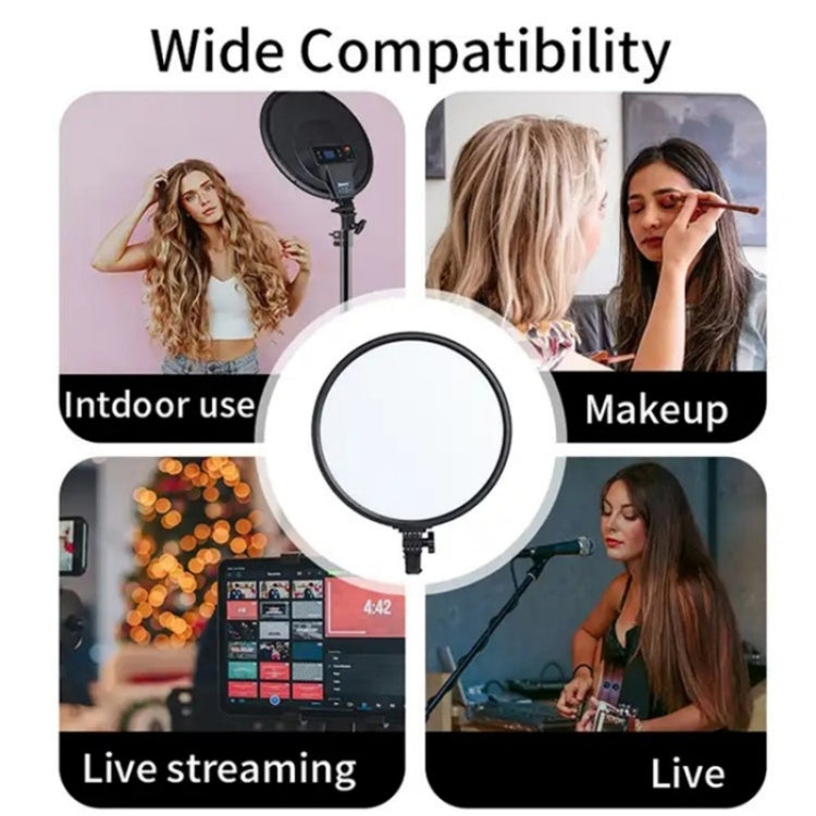 JMARY FM-15RS 40W Adjustable 15-inch Portrait Light Studio LED Round Fill Light(US Plug) - free shipping - PMC TechLife - Order now!