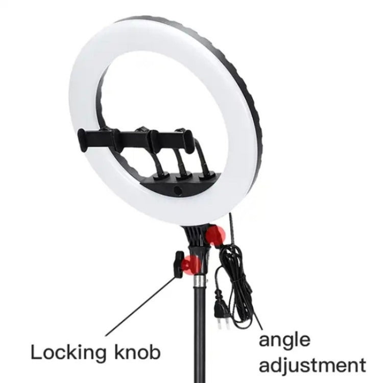 JMARY FM-14R Photography Light 14-inch Live Streaming Ring Light Photography LED Fill Light(EU Plug) - free shipping - PMC TechLife - Order now!