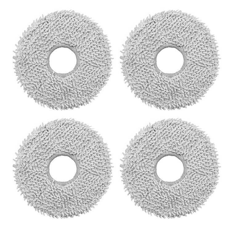 JUNSUNMAY 4pcs Washable Mop Pads Replacement for ECOVACS DEEBOT X1 Turbo / X2 Omni / T20 Pro(Grey) - free shipping - PMC TechLife - Order now!