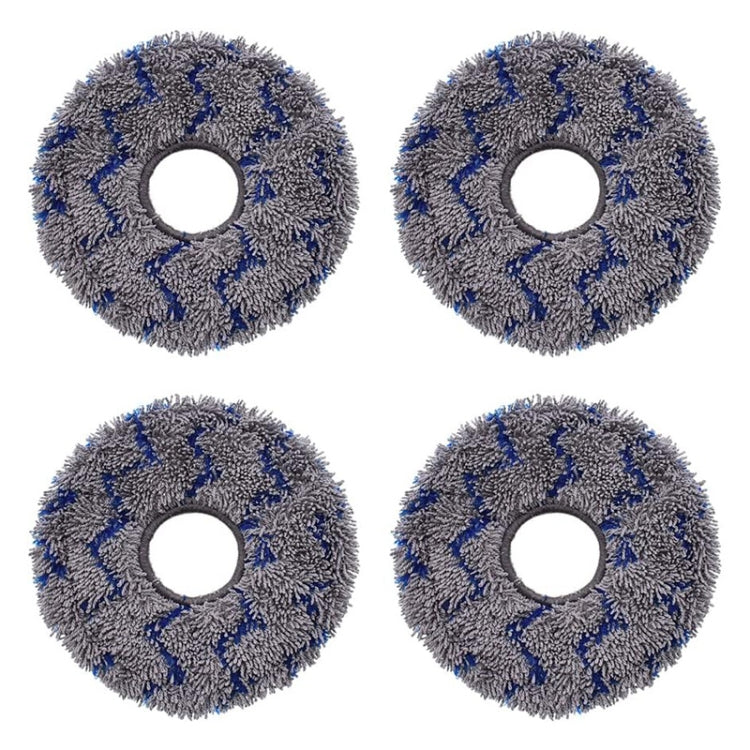 JUNSUNMAY 4pcs Washable Mop Pads Replacement for ECOVACS DEEBOT X1 Turbo / X2 Omni / T20 Pro(Blue+Grey) - free shipping - PMC TechLife - Order now!