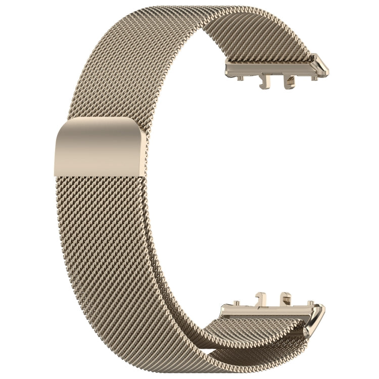 For Samsung Galaxy Fit 3 Milanese Metal Steel Mesh Watch Band(Starlight) - Watch Bands by PMC TechLife | Online Shopping South Africa | PMC TechLife