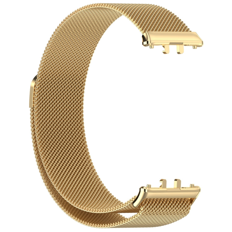 For Samsung Galaxy Fit 3 Milanese Metal Steel Mesh Watch Band(Gold) - Watch Bands by PMC TechLife | Online Shopping South Africa | PMC TechLife
