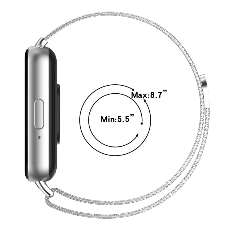 For Samsung Galaxy Fit 3 Milanese Metal Steel Mesh Watch Band(Silver) - free shipping - PMC TechLife - Order now!