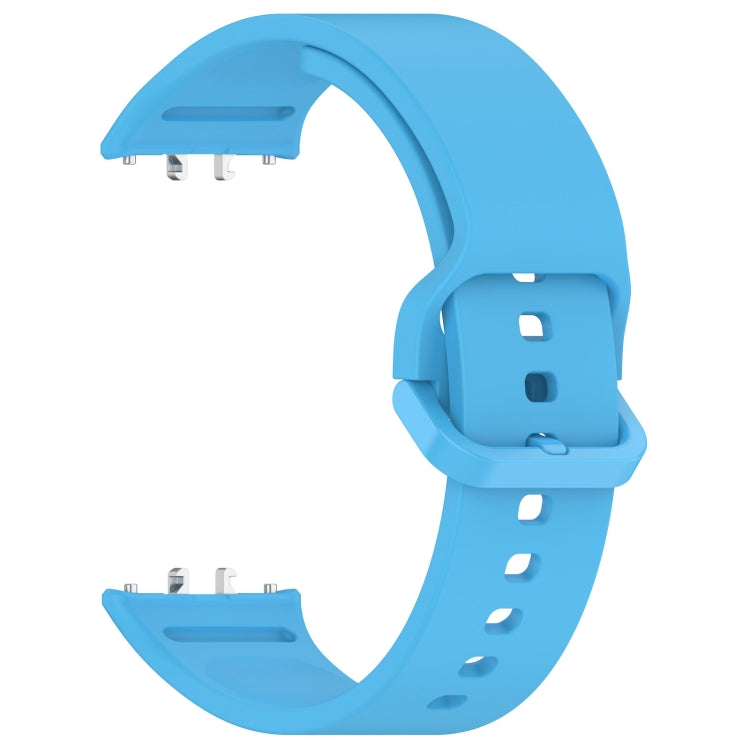 For Samsung Galaxy Fit 3 SM-R390 Solid Color Buckle Silicone Watch Band(Sky Blue) - Watch Bands by PMC TechLife | Online Shopping South Africa | PMC TechLife