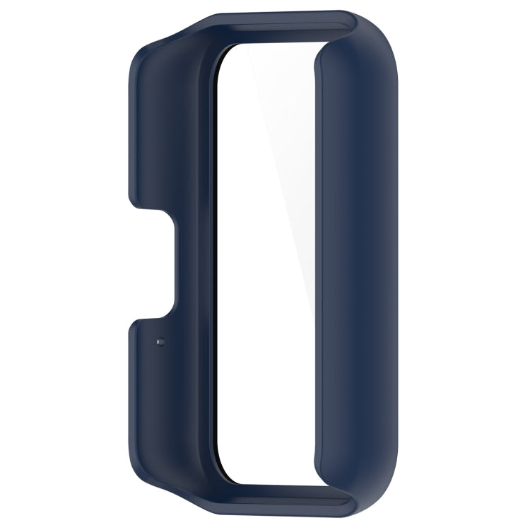 For Samsung Galaxy Fit 3 SM-R390 PC + Tempered Glass Film Integrated Watch Protective Case(Midnight Blue) - Watch Cases by PMC TechLife | Online Shopping South Africa | PMC TechLife