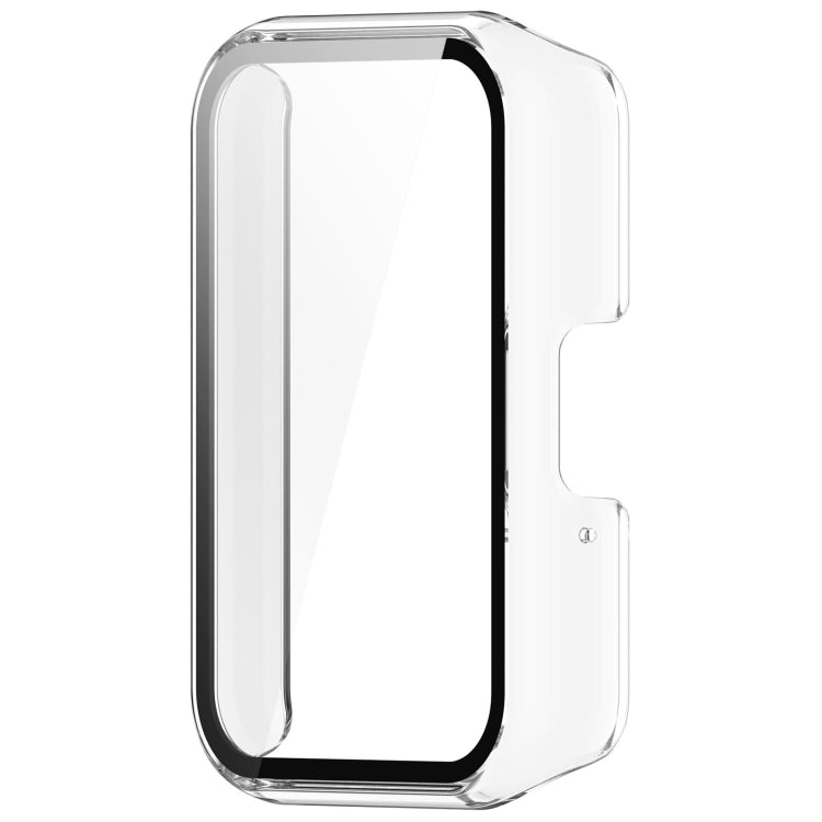 For Samsung Galaxy Fit 3 SM-R390 PC + Tempered Glass Film Integrated Watch Protective Case(Transparent) - Watch Cases by PMC TechLife | Online Shopping South Africa | PMC TechLife