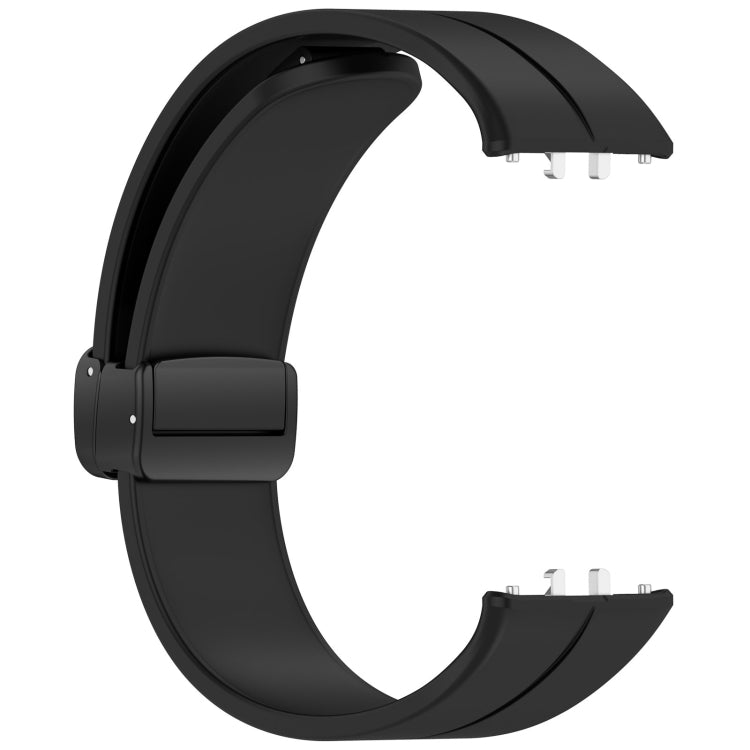 For Samsung Galaxy Fit 3 SM-R390 Magnetic Folding Buckle Silicone Watch Band(Black) - free shipping - PMC TechLife - Order now!