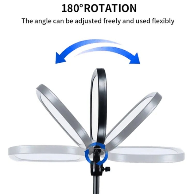 JMARY FM-58R Live Streaming Photography Fill Light 180-Degree Rotatable 9-inch LED Light - free shipping - PMC TechLife - Order now!