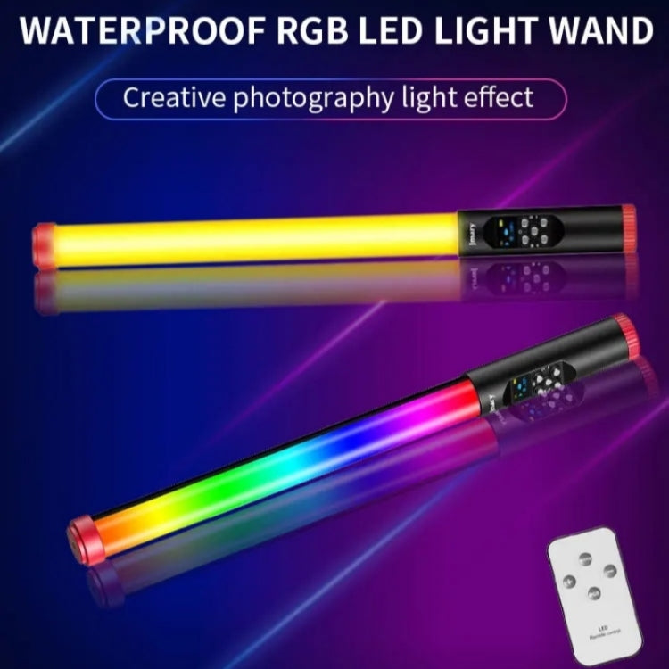 JMARY FM-128RGB Handheld LED Fill Light Outdoor Photography Light Water-resistant RGB Light Stick - free shipping - PMC TechLife - Order now!