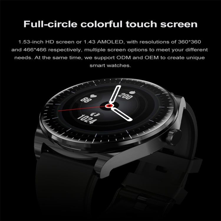 S9 1.53 inch Color Screen Smart Watch, Support Bluetooth Call / Heart Rate / Blood Pressure / Blood Oxygen Monitoring(Black) - Smart Watches by PMC TechLife | Online Shopping South Africa | PMC TechLife