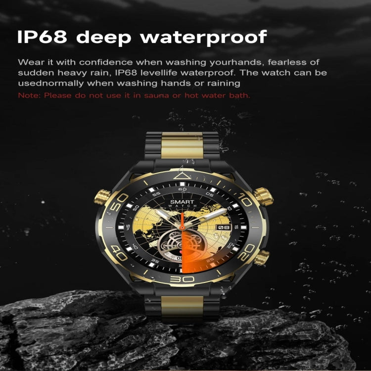 Z91 Pro Max 1.52 inch Color Screen Smart Watch,Support Bluetooth Call / Heart Rate / Blood Pressure / Blood Oxygen Monitoring(Gold) - Smart Watches by PMC TechLife | Online Shopping South Africa | PMC TechLife