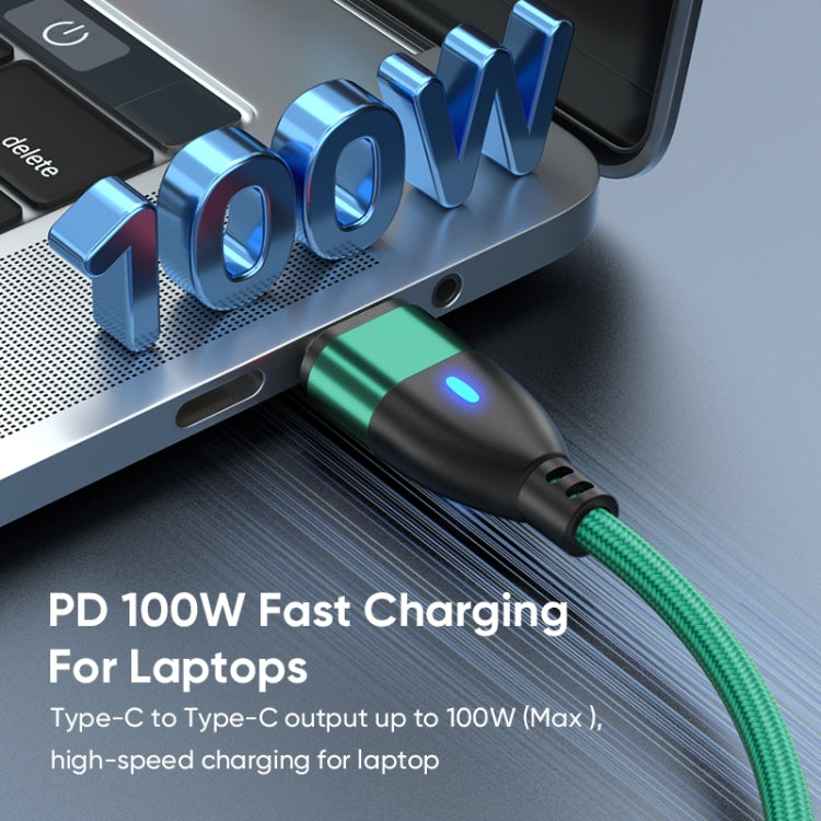 ENKAY 3 in 1 PD100W Type-C to Type-C / 8 Pin / Micro USB Magnetic Fast Charging Cable, Cable Length:1.8m(Red) - free shipping - PMC Jewellery - Order now!